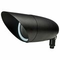 Nuvo LED Landscape Flood, 12 Watt, Matte Black Finish, 3000K, 120 Volt 62/1199